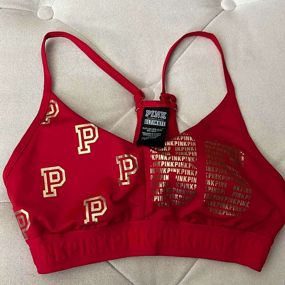Victoria’s Secret pink sports bra size small